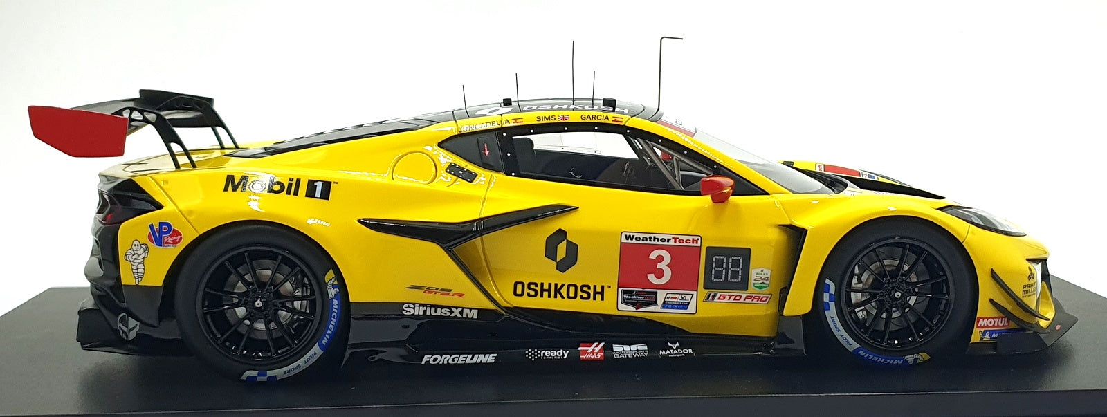 Top Speed 1/18 Scale Resin TS0629 Corvette Z06 GT3.R #3 Daytona 24h 2025