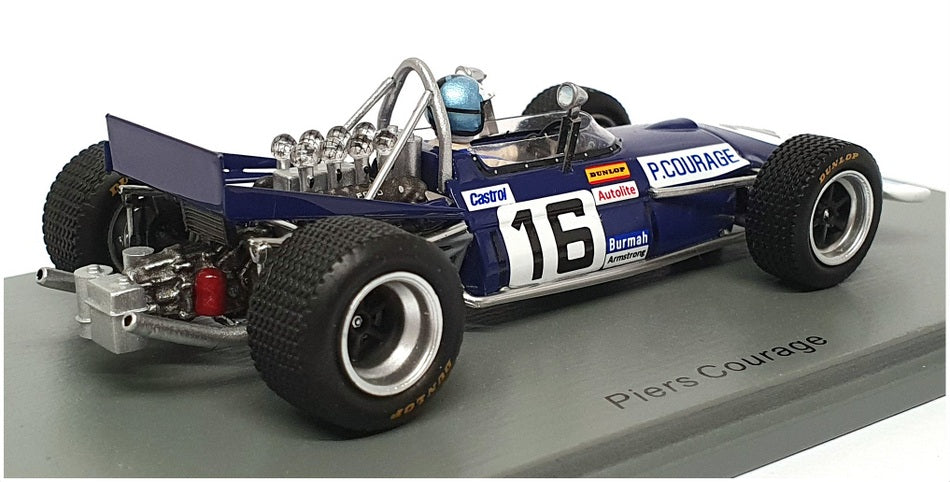Spark 1/43 Scale S8320 - F1 Brabham BT26A 5th British GP 1969 #16 Piers Courage