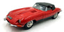 Polistil 1/16 Scale Diecast 22426C - Jaguar XK E-Type Cabriolet - Red/Black