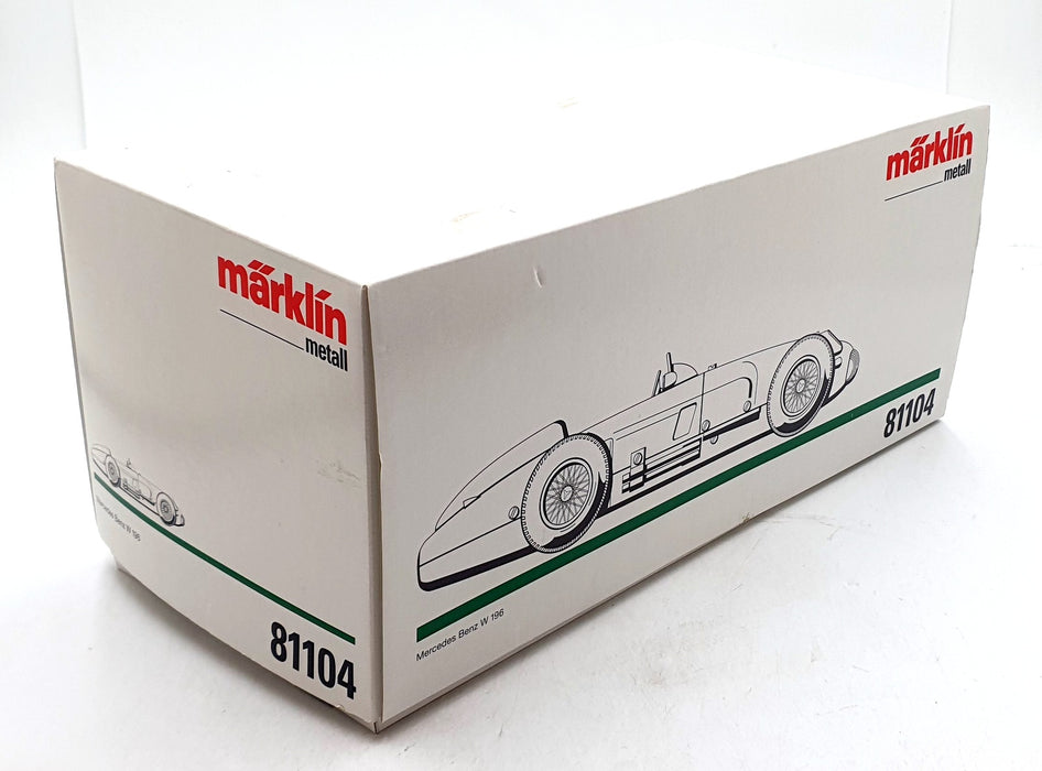 Marklin Tinplate Clockwork 81104 - Mercedes Benz W 196 #2 - Silver