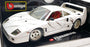 Burago 1/18 Scale Diecast 3022 - Ferrari F40 1987 - White With Stripes