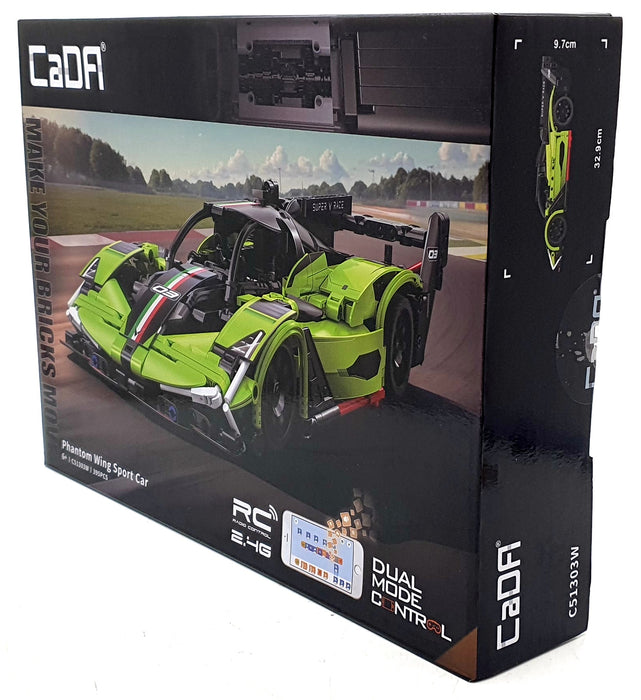CADA  C51303W 1/10 Scale 395 pcs - Phantom Wing Sports Car Unbuilt RC 2.4G