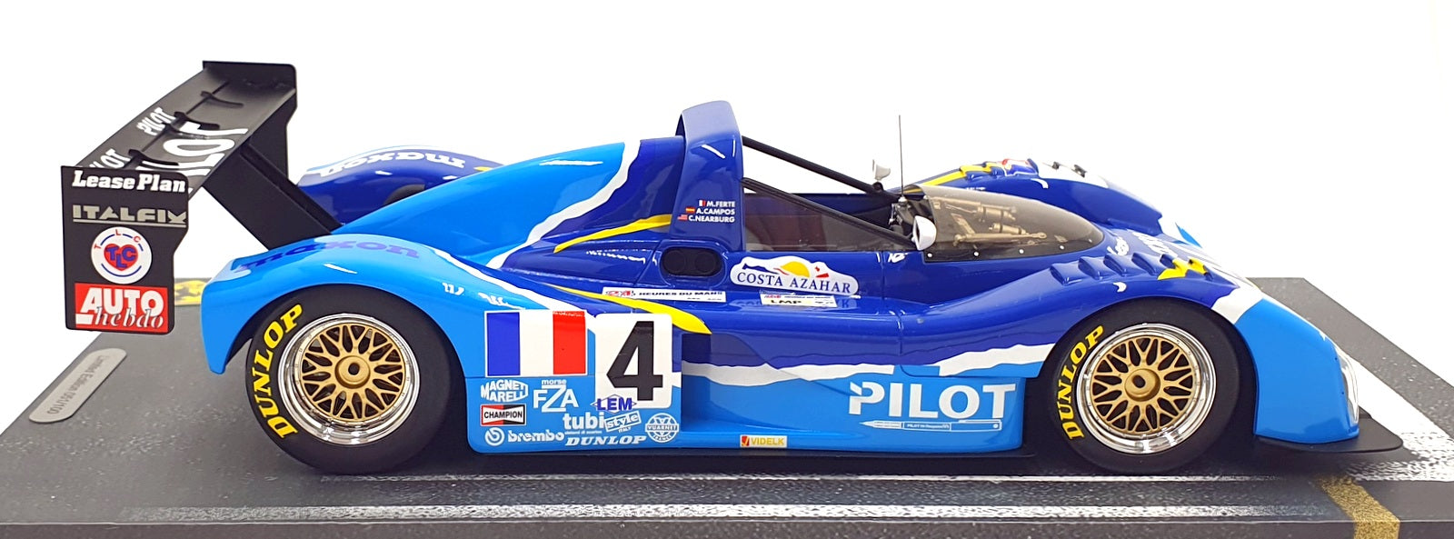 BBR 1/18 Scale BBRC1819F - Ferrari 333 SP 1997 #4 Le Mans - Light Blue