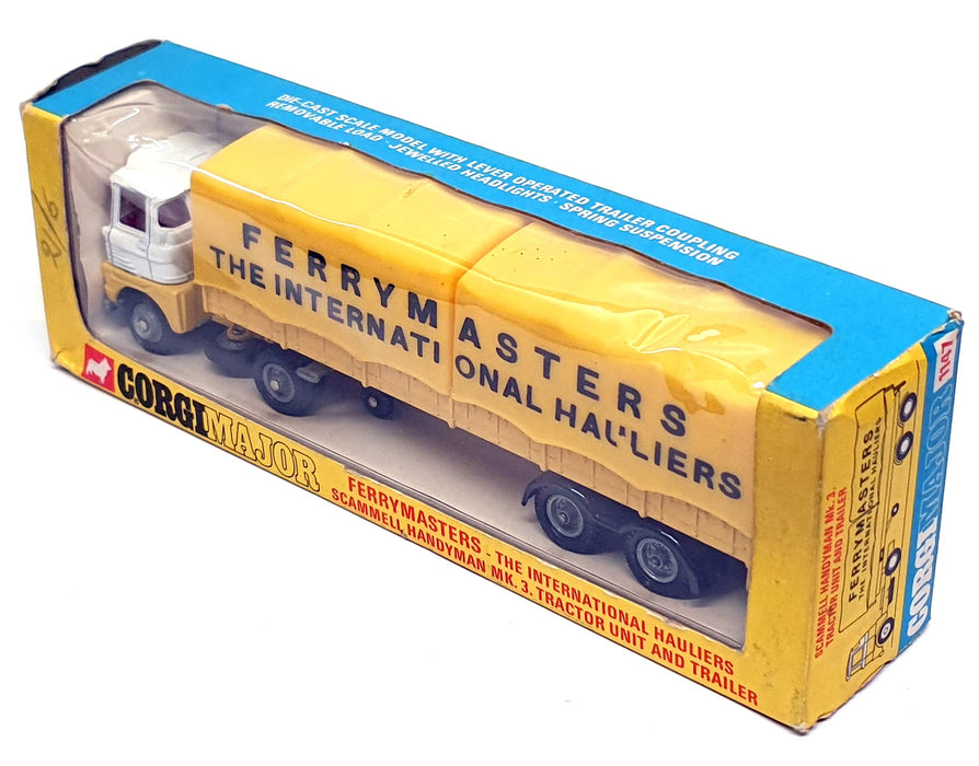 Corgi 23cm Long Original 1147 - Scammell Handyman Mk3 & Trailer Ferrymasters