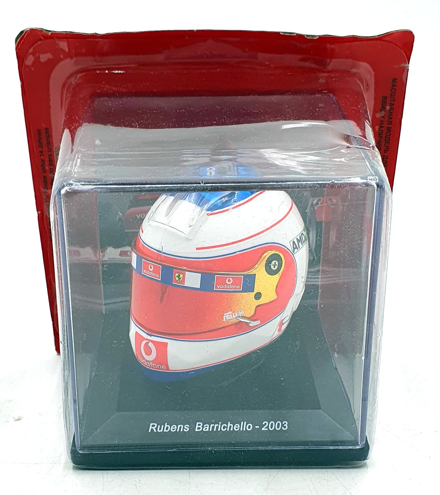 Altaya 1/5 Scale MW8ALA0015 - F1 Helmet Rubens Barrichello Ferrari 2003