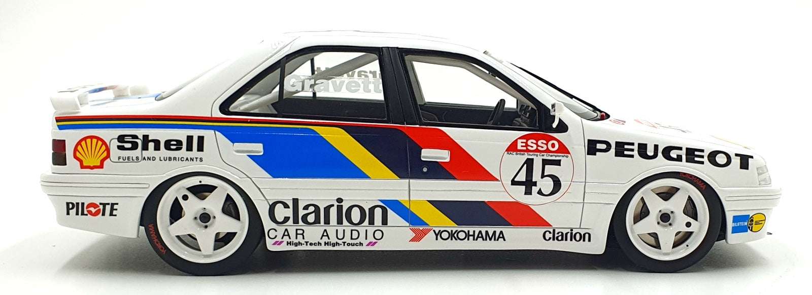 Otto 1/18 Scale Resin OT1141 - Peugeot 405 M16 BTCC Rally #45