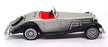 Matchbox 12cm Long Diecast Y-20 - 1937 Mercedes Benz 540K - Silver/Black