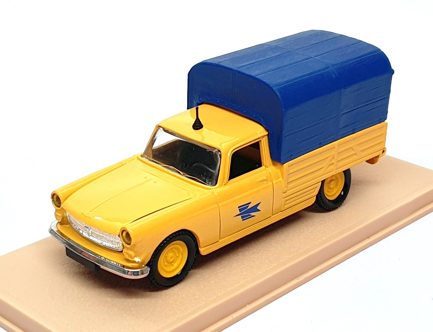 Eligor 1/43 Scale 1166 - 1966 Peugeot 404 Camionnette Truck Postes - Blue/Yellow