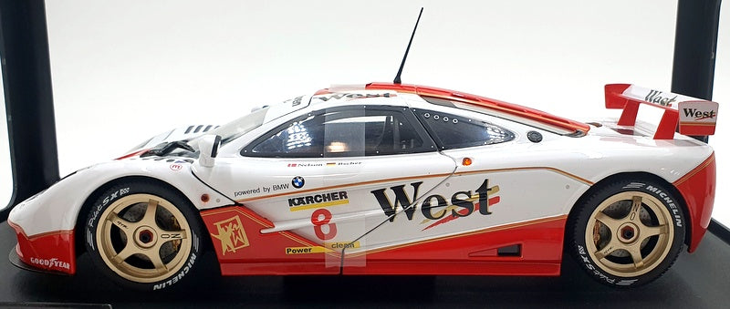 Solido 1/18 Scale S1804107 - McLaren F1 GTR Short Tail White 1995 Price/Bascher