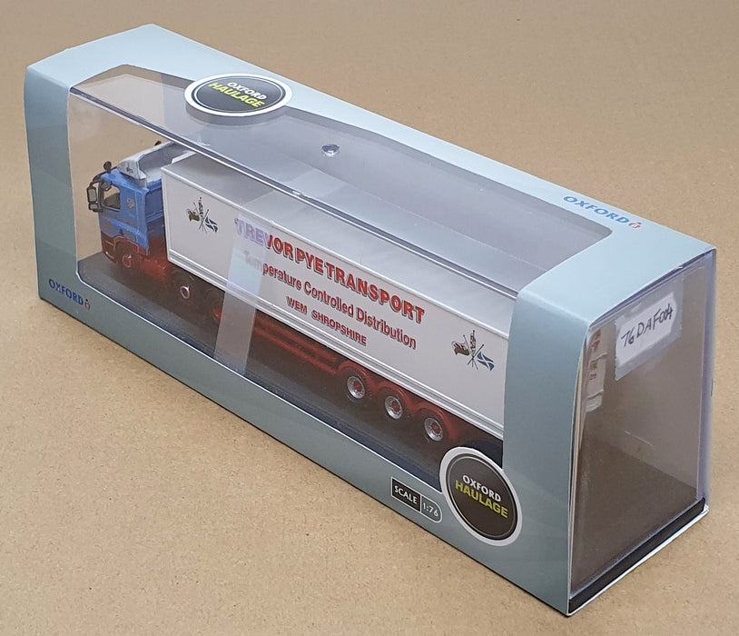 Oxford Diecast 1/76 Scale 76DAF004 - DAF 85 Short Fridge Trailer Trevor Pye