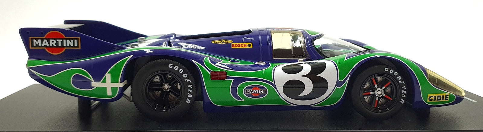 Werk83 1/18 Scale Diecast W18034002 - Porsche 917 Long Tail #3 Martini 1970