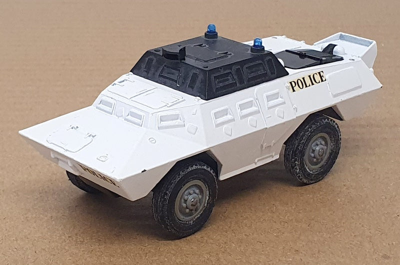 Solido Appx 12cm Long Diecast 224 bis - Commando Armoured Police Car - White