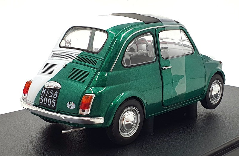 Solido 1/18 Scale S1801409 - 1965 Fiat 500 Tribute to Italia - Red/Green/White