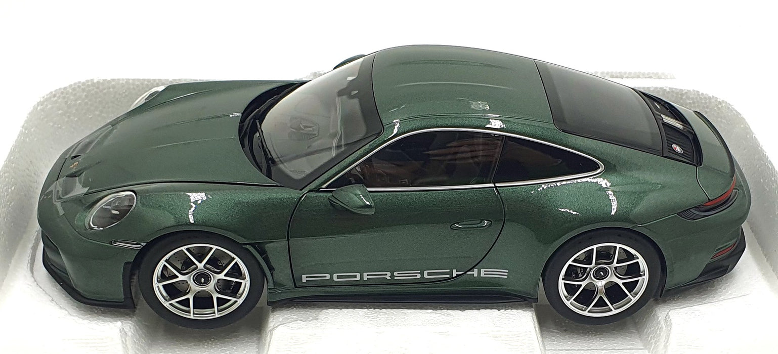 Norev 1/18 Scale Diecast 187472- 2023 Porsche 911 S/T - Met. Green