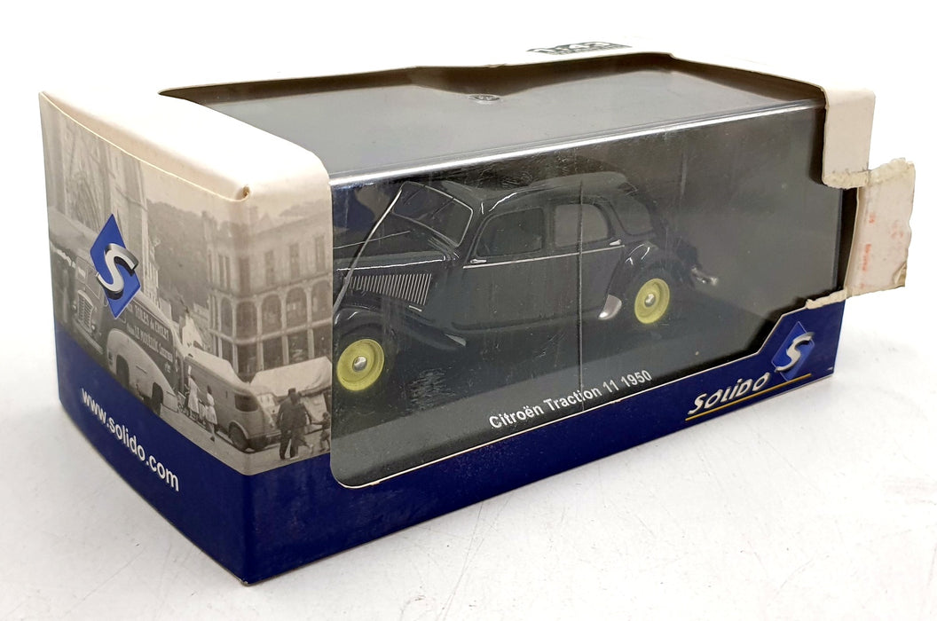 Solido 1/43 Scale S4300900 - 1950 Citroen Traction 11 - Black