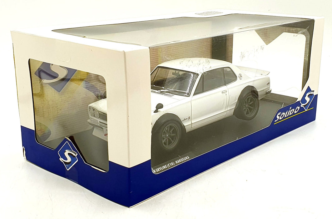 Solido 1/18 Scale Diecast S1813001 - 1970 Nissan Skyline (C10) Hakosuka - White