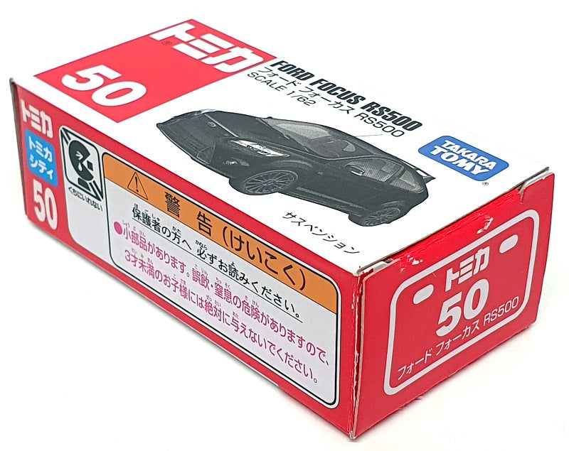 Takara Tomy 1/62 Scale No. 50 - Ford Focus RS500 - Matt Black