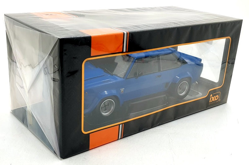 IXO Models 1/18 Scale Diecast 18CMC129 - Fiat 131 Abarth 1980 - Blue
