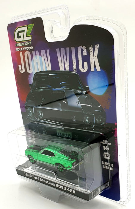 Greenlight 1/64 Scale 44780-E - 1969 Ford Mustang BOSS 429 - John Wick