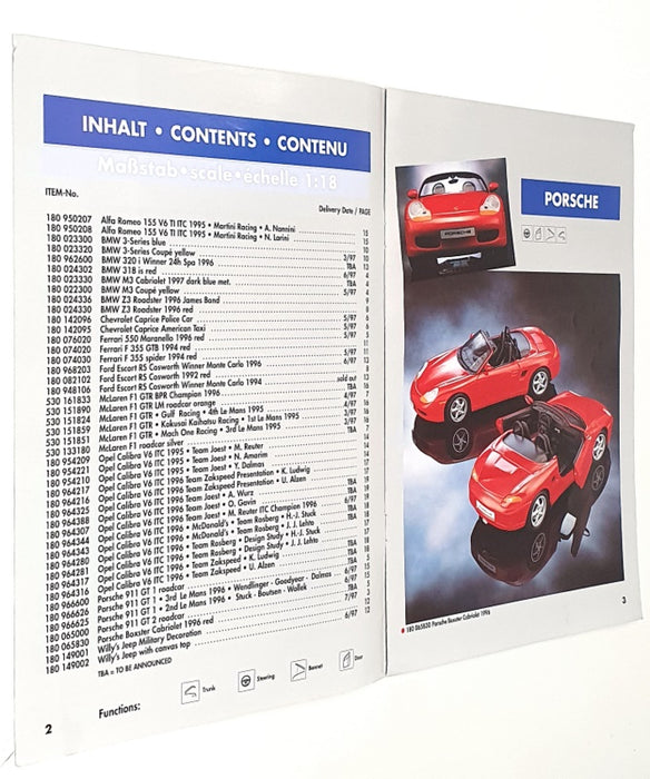 UT Models Edition 1 1997 - A4 Fully Illustrated Catalogue 19 Colour Pages