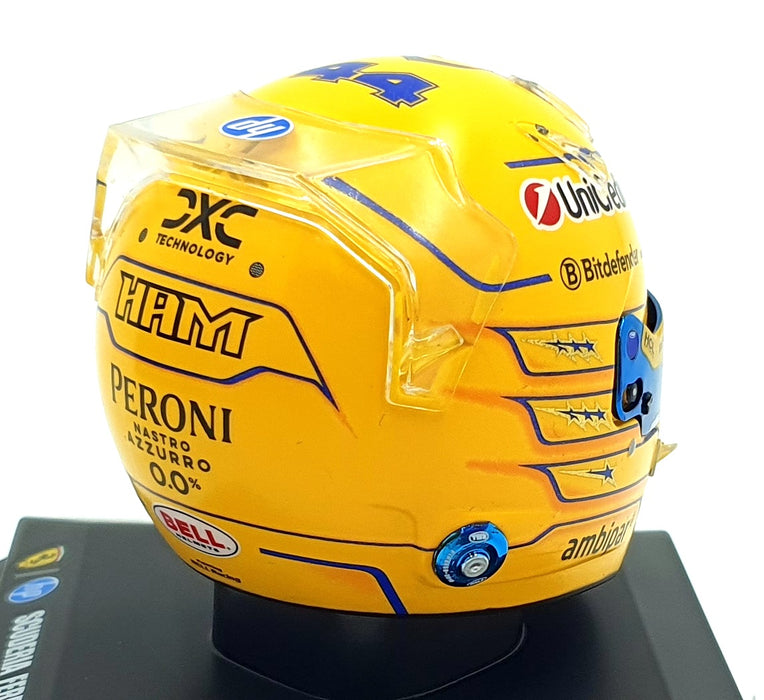 Look Smart 1/5 Scale LSHEL015 - F1 Helmet L. Hamilton Ferrari Miami GP 2025