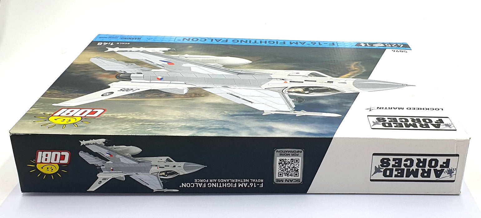 Cobi Bricks 1/48 Scale 5896 - F-16 AM Fighting Falcon Aircraft - Netherlands
