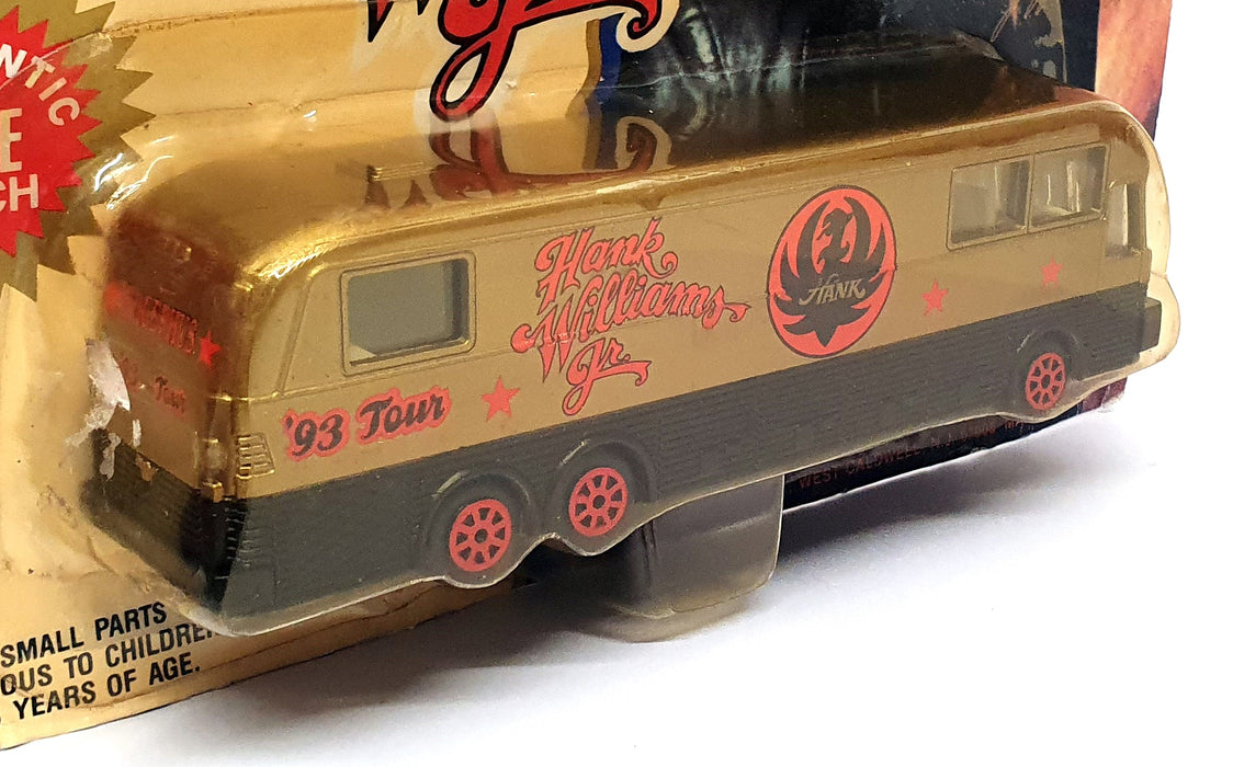 Road Champs 15cm Long 5920 - Eagle Coach Hank Williams '93 Tour Bus - Gold