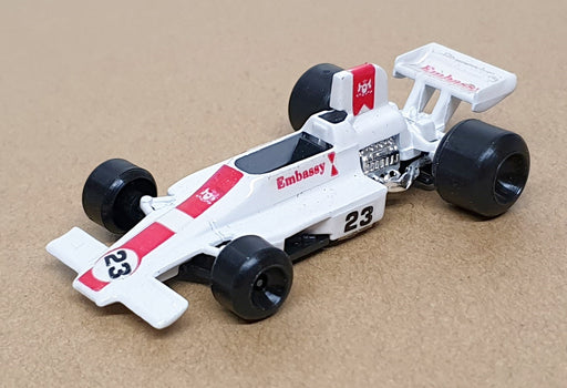 Polistil Appx 8cm Long Diecast RJ.9 - F1 Lola T.370 #23 - White/Red
