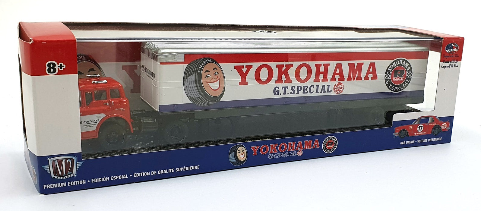 Castline M2 Machines 1/64 Scale S33 - 1957 Mack Model N & 1971 Skyline GT-R