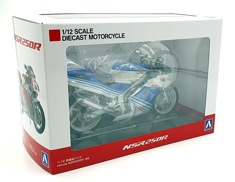 Aoshima 1/12 Scale 11157-3800 - 1988 Honda NSR250R - Blue/White