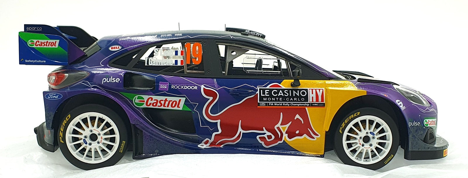 Top Speed 1/18 Scale Resin TS0468 Ford Puma Rally 1 #19 M Sport WRT 1st MC 2022