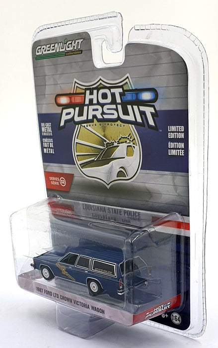 Greenlight 1/64 Scale 42890-B - 1987 Ford Ltd Crown Victoria Wagon Police Car