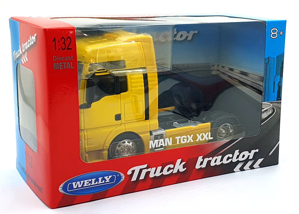 Welly 1/32 Scale 32650S-W - MAN TGX XXL Truck Tractor - Yellow