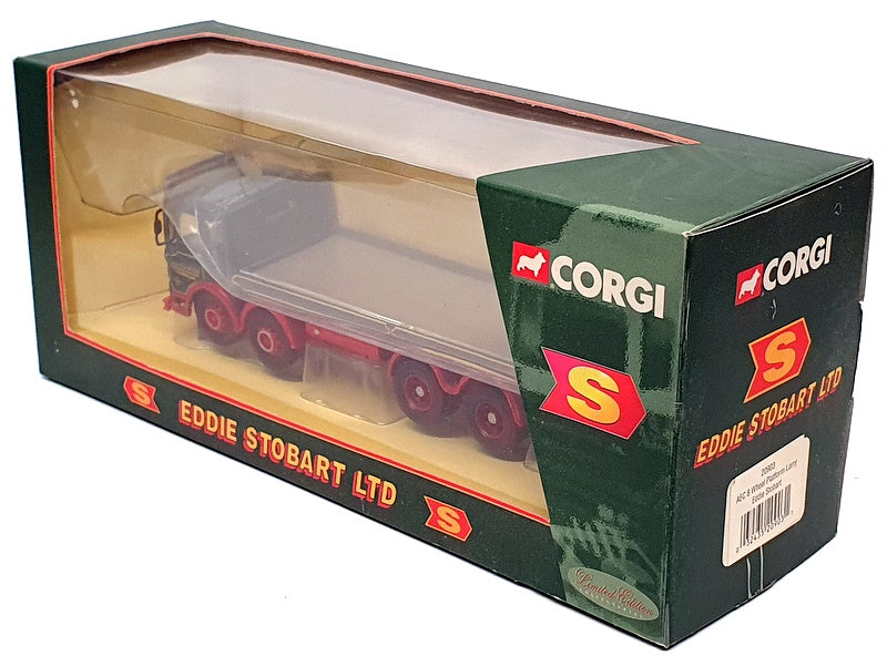 Corgi 1/50 Scale 20903 - AEC 8W Platform Lorry Eddie Stobart - Green/Red