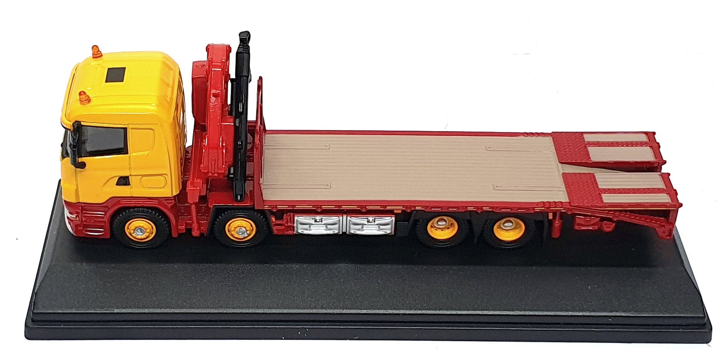 Oxford Diecast 1/76 Scale 76SCL005 - Scania Crane Lorry - Yellow