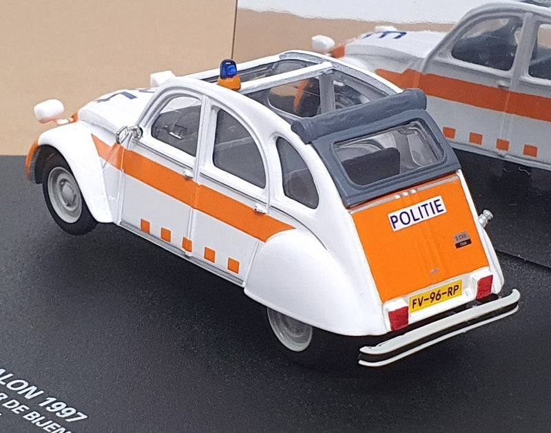 Vitesse 1/43 Scale Diecast 009H - Citroen 2CV Politie - White/Orange