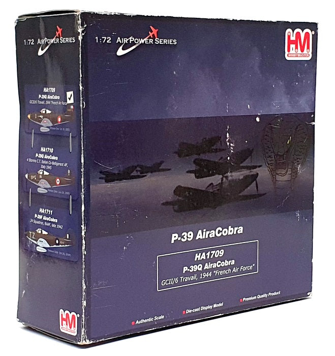 Hobby Master 1/72 Scale HA1709 Bell P-39 AiraCobra Travail 1944 GC11/6 French AF