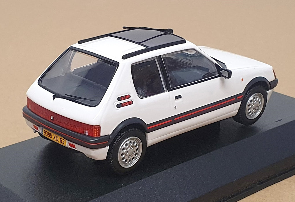 Vanguards 1/43 Scale VA12707B - Peugeot 205 GTI 1.6 - Alpine White