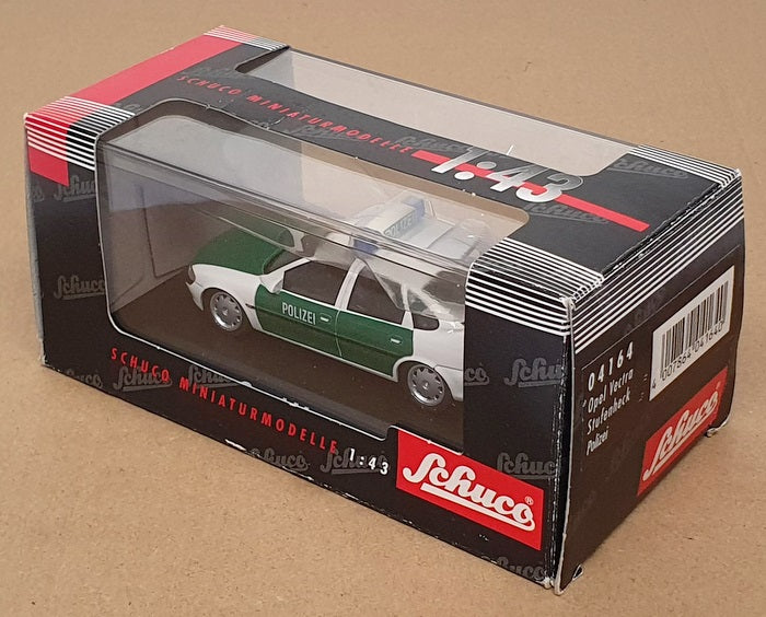 Schuco 1/43 Scale 04164 - Opel Vectra Stufenheck Polizei - White/Green