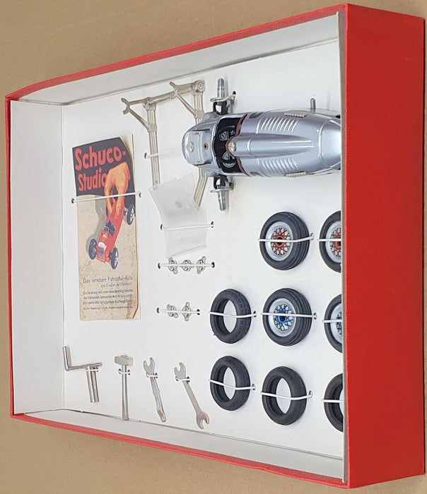 Schuco Studio II Appx 1/24 Scale 01222 - F1 Auto Union Clockwork Model Car Kit