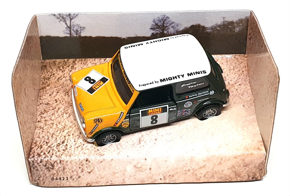 Corgi 1/36 Scale 04423 - Mighty Minis Racing #8 G. Taylor - Yellow/Green/White