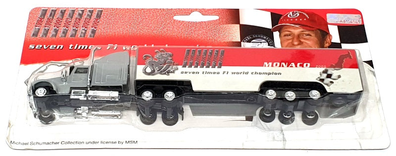 Adtruck 52895 - Peterbilt F1 Truck Monaco 2005 Michael Schumacher