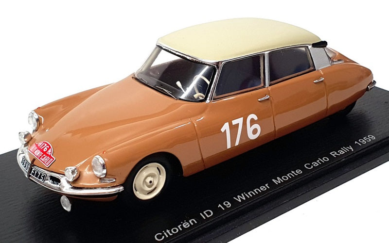 Spark S5530 1/43 CITROËN ID 19 NO.176 WINNER MONTE CARLO RALLY 1959 Model Car | UK Spark S5530 1/43 CITROËN ID 19 NO.176 WINNER MONTE CARLO RALLY 1959 Model Car | UK