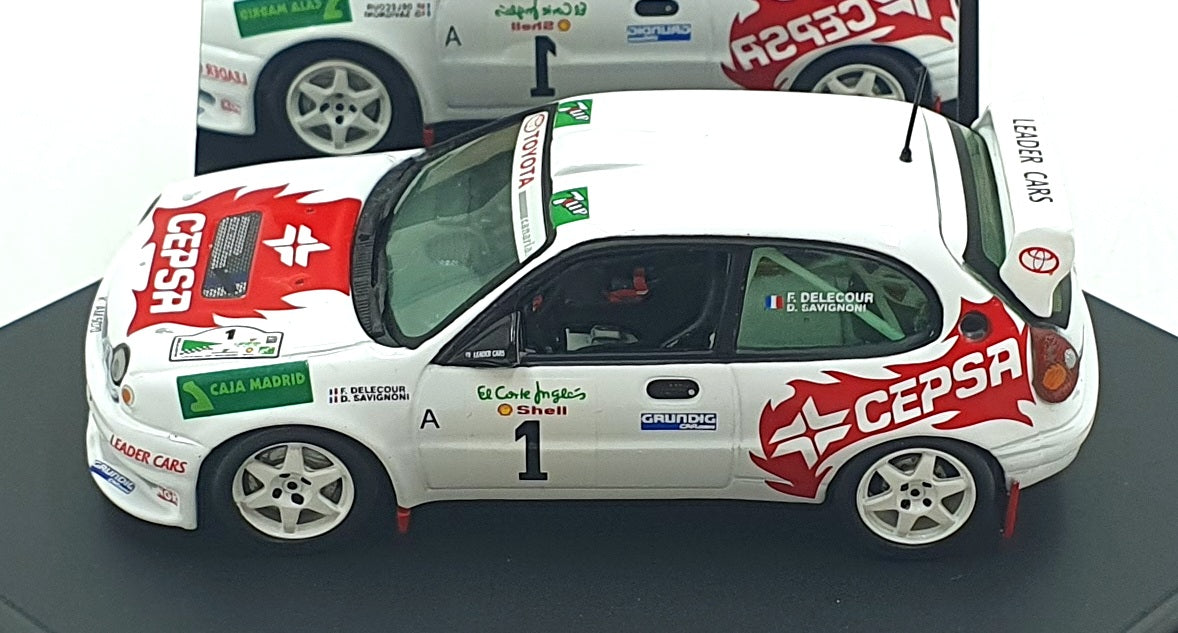 Skid 1/43 Scale SKM99042 - Toyota Corolla WRC #1 Rally El Corte Ingles 1999