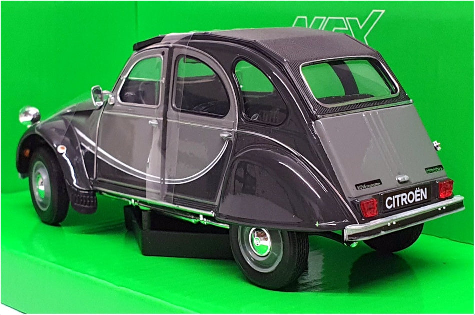 Welly NEX 1/24 Scale 24009W - Citroen 2CV 6 Charleston - Grey