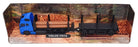 Maisto 11682 - Volvo FH16 Double Trailer With Logs - Blue