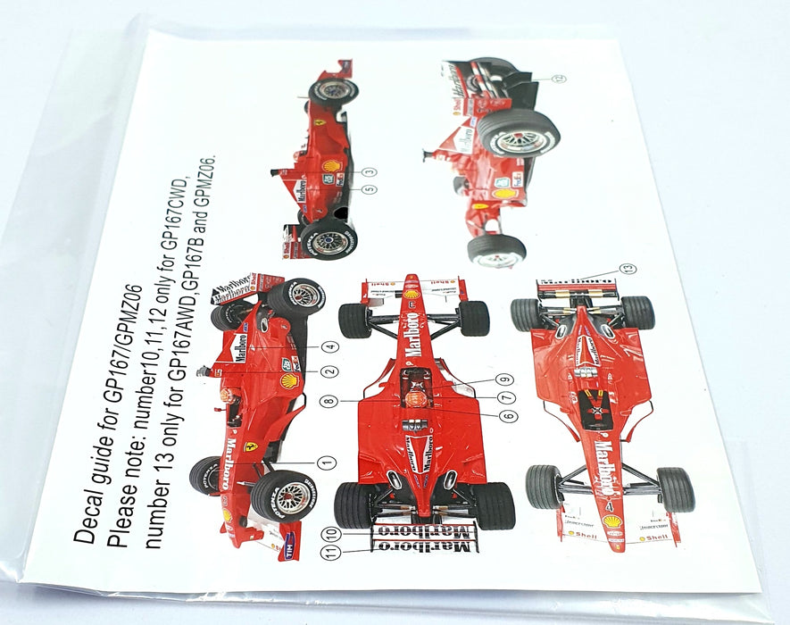 GP Replicas 1/18 Scale Resin GP167AWD F1-2000 (2000) #3 1st Italy GP Monza 2000