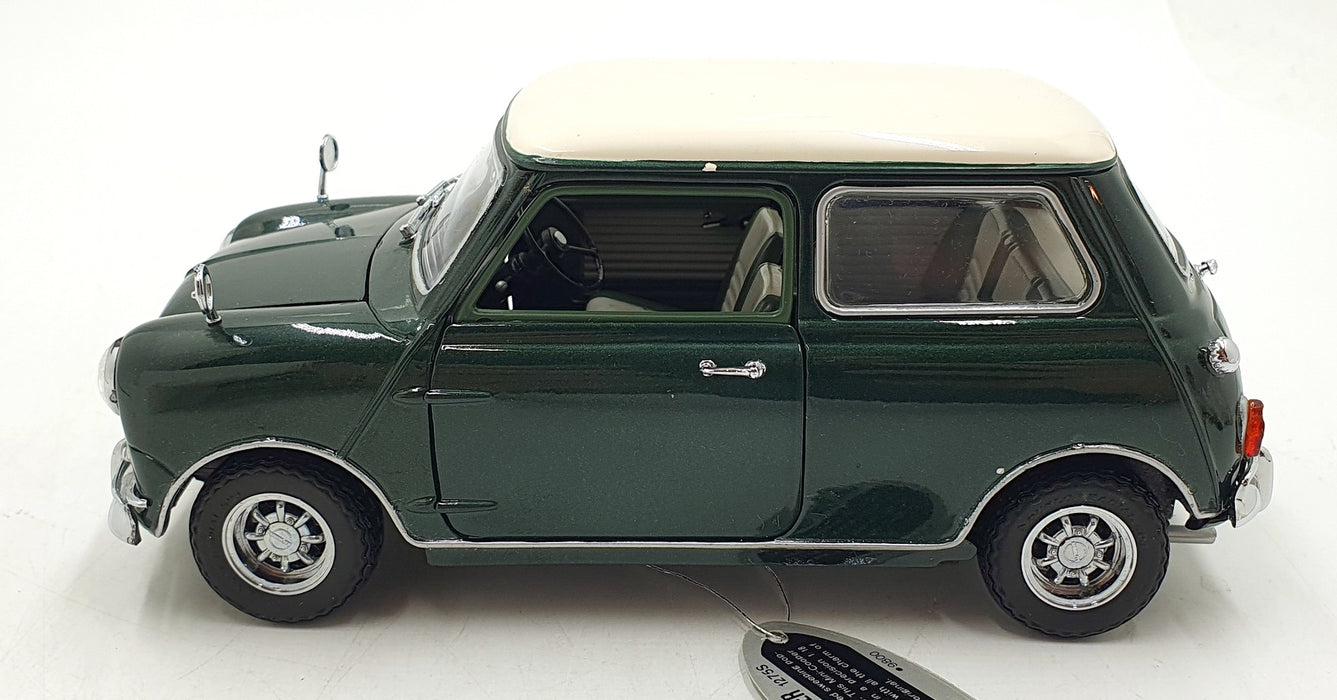 Kyosho 1/18 Scale Diecast 7008 9800 - Morris Mini Cooper 1275S - Green/White