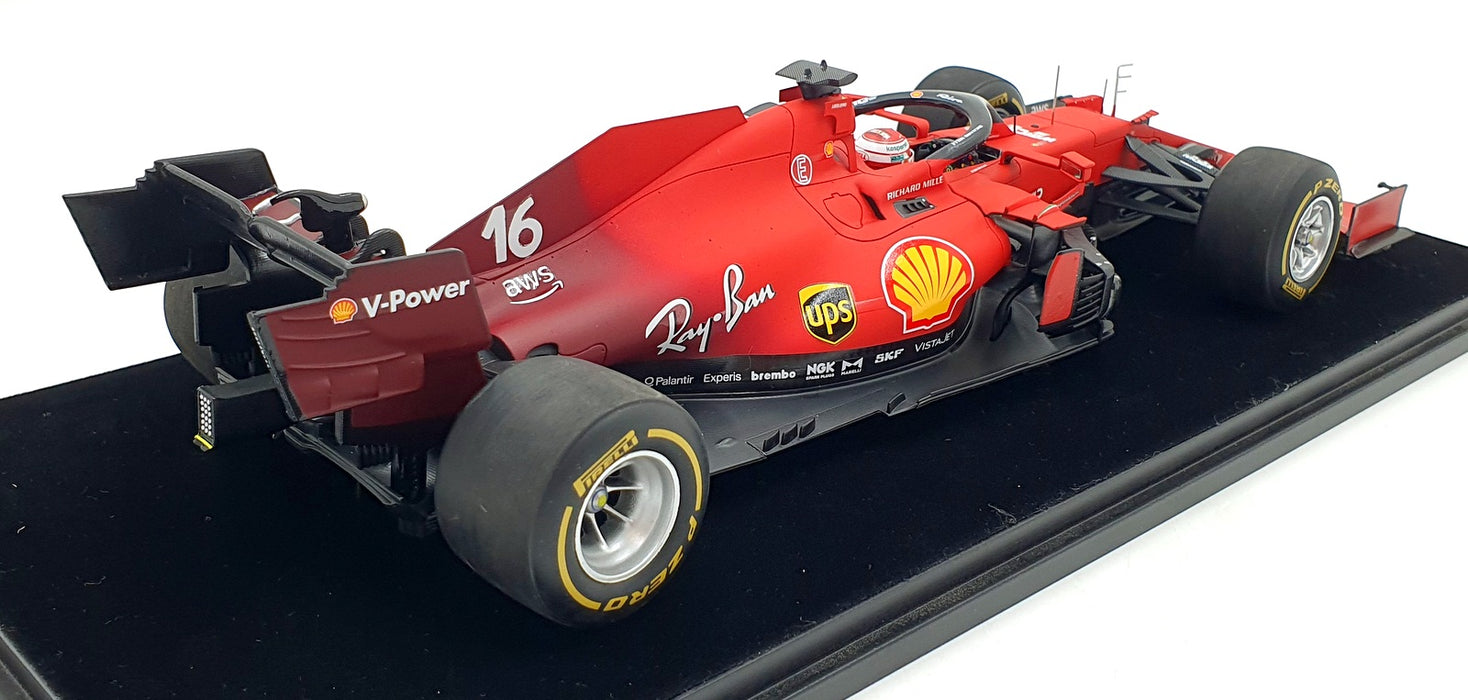 Looksmart 1/18 Scale LS18F1038 Scuderia Ferrari SF21 #16 British GP 2021 Leclerc