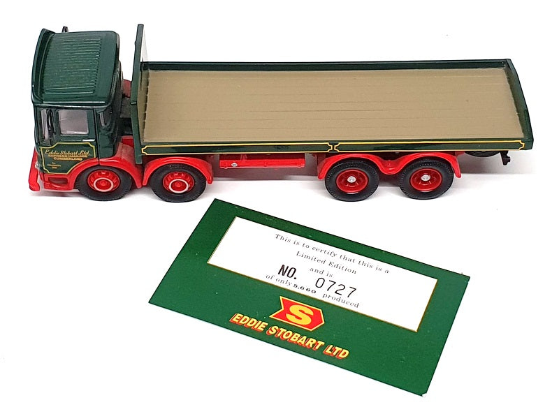 Corgi 1/50 Scale 20903 - AEC 8W Platform Lorry Eddie Stobart - Green/Red